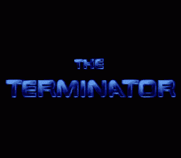 The Terminator (SNES) screenshot: Terminator Logo