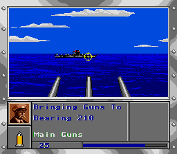 Super Battleship: The Classic Naval Combat Game (Genesis) screenshot: Keep firing