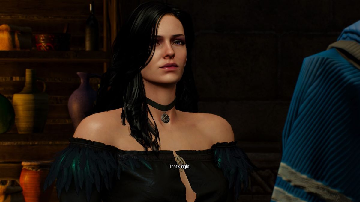 Screenshot Of The Witcher Wild Hunt Alternative Look For Yennefer Playstation