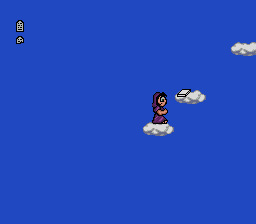 Bible Adventures (Genesis) screenshot: Walking on clouds