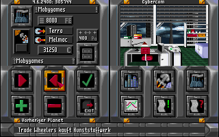 Dynatech (DOS) screenshot: Closing a Deal