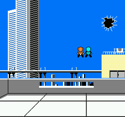 Parallel World (NES) screenshot: Intro cutscene