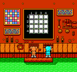Parallel World (NES) screenshot: Password screen