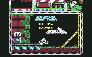 Seymour Goes to Hollywood (Commodore 64) screenshot: Title screen