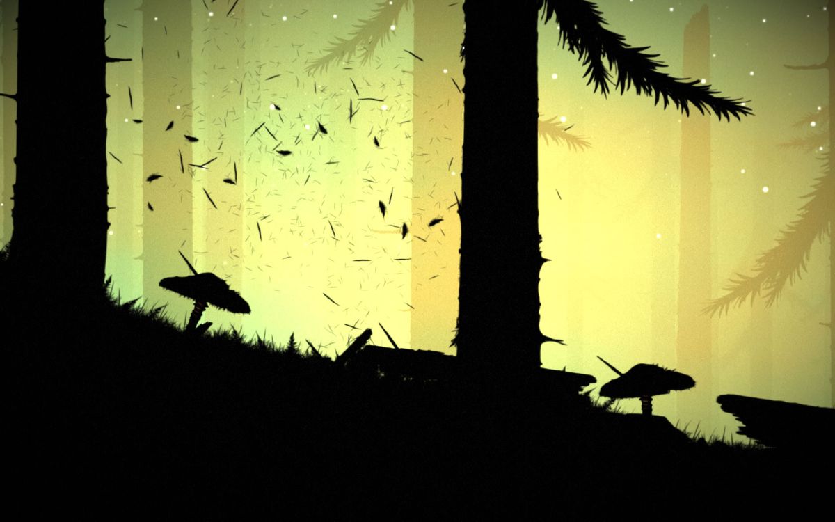 Feist (Windows) screenshot: Defeated enemies disappear in a subtle cloud.