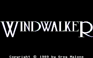 Windwalker (DOS) screenshot: Title screen