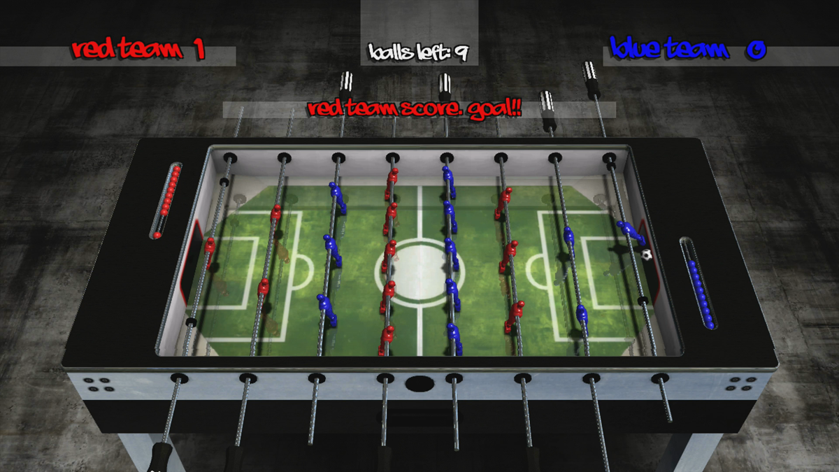 Table Soccer X (Xbox 360) screenshot: Goal! (Trial version)