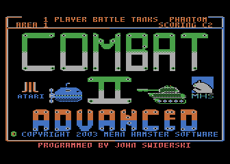 Combat II Advanced (Atari 5200) screenshot: Combat II Advanced title screen
