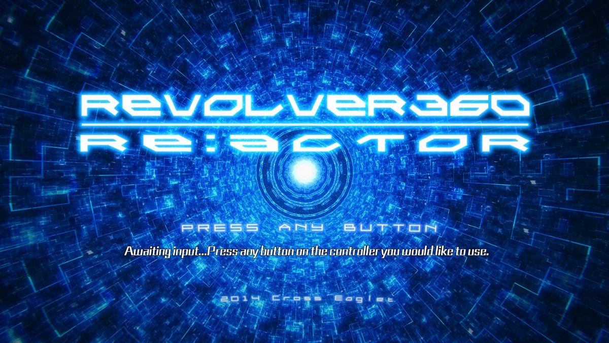 Revolver360 Re:Actor (Windows) screenshot: Title screen