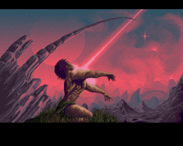Shadow of the Beast II (Amiga) screenshot: Oops, game over