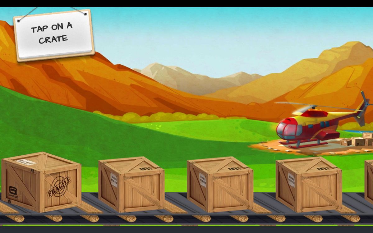 Wonder Zoo: Animal & Dinosaur Rescue (Android) screenshot: Choose a crate.