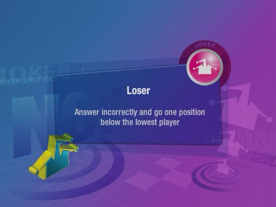 All-New Now That's What I Call A Music Quiz 2 (DVD Player) screenshot: Chart Climbers: Another major penalty for answering incorrectly