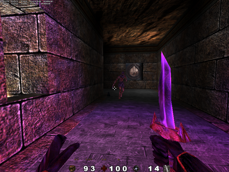 Eternal War: Shadows of Light (Windows) screenshot: The "Dwellers" are zombies that require an explosive attack like the Smite spell to be completely banished.