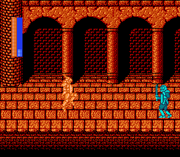 Castle of Dragon (NES) screenshot: More of Darklarza's fortress