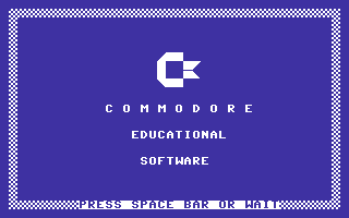 Cops and Robbers: Police Subtraction (Commodore 64) screenshot: Company Screen.