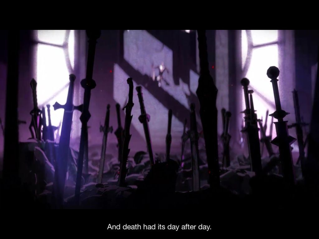 Infinity Blade III (iPad) screenshot: Opening storyline