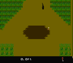 The Black Bass (NES) screenshot: A fish lingers.