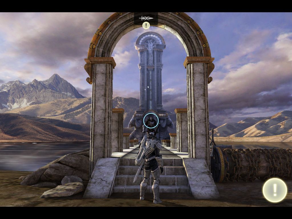 Infinity Blade III (iPad) screenshot: Game start