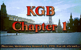 KGB (DOS) screenshot: Chapter 1 - Moscow