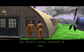 Pacific Strike (DOS) screenshot: Last moments in the Pearl Harbour