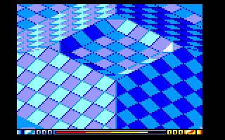 Sliders (Amstrad CPC) screenshot: Examining the playfield before the start...