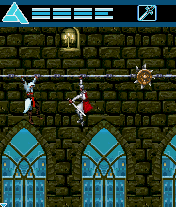 Assassin's Creed (J2ME) screenshot: Fighting in mid air.