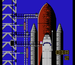 Screenshot of Space Shuttle Project (NES, 1991) - MobyGames