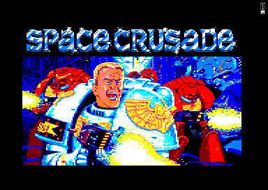Space Crusade (Amstrad CPC) screenshot: Title Screen