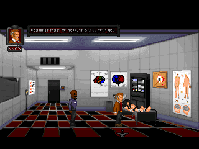 Mind's Eye (Windows) screenshot: Tied up in the surgery