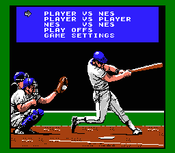 Bo Jackson Baseball (NES) screenshot: Options screen