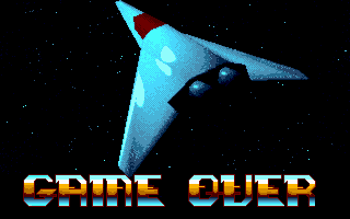 Eagle's Rider (DOS) screenshot: Game Over (VGA)