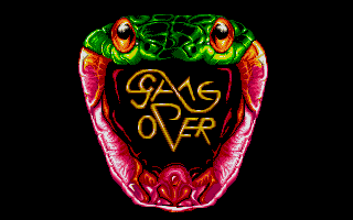 Wings of Death (Atari ST) screenshot: Game over