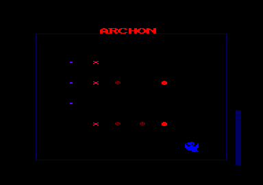 Archon: The Light and the Dark (Amstrad CPC) screenshot: The banshee won.