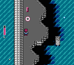 Super Spy Hunter (NES) screenshot: Busted freeway