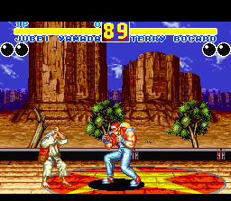Fatal Fury 2 (SNES) screenshot: In Game