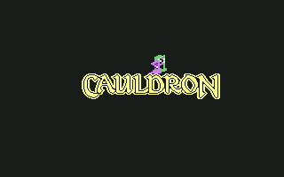 Cauldron (Commodore 64) screenshot: Title screen
