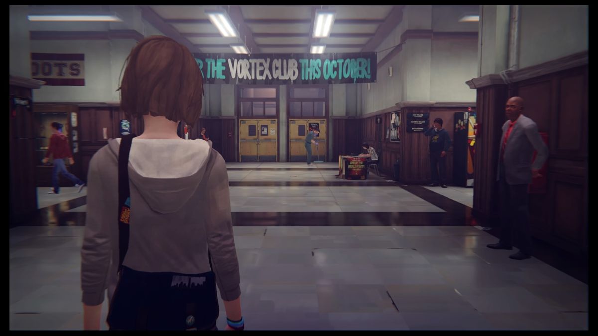 Life Is Strange: Episode 2 - Out of Time (PlayStation 4) screenshot: Back at school