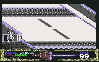 Ninja Gaiden (Commodore 64) screenshot: Level 2's starting location
