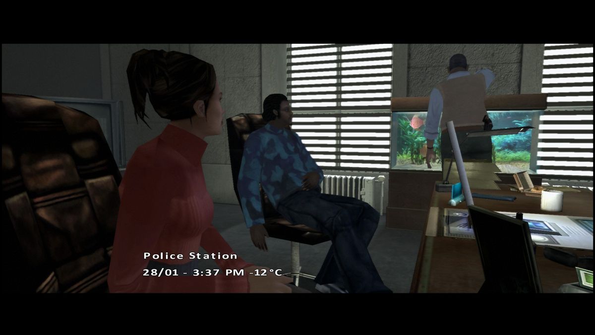 Fahrenheit: Indigo Prophecy - Remastered (Windows) screenshot: Here fishy fishy fishy...