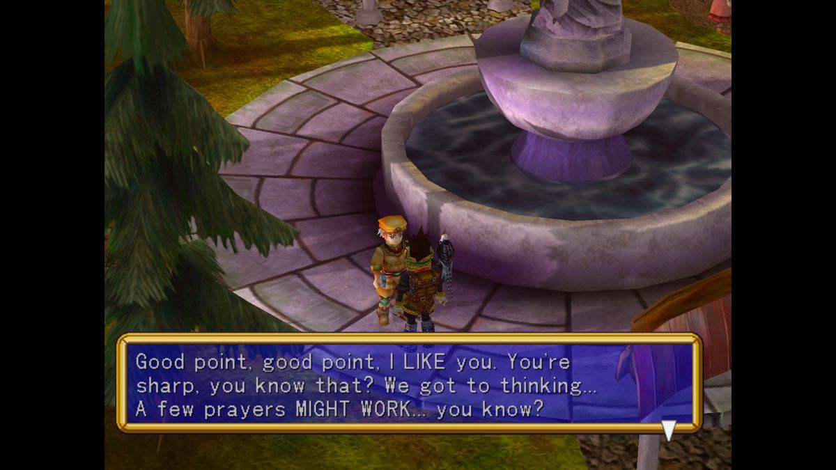 Grandia II: Anniversary Edition (Windows) screenshot: I LIKE you too.