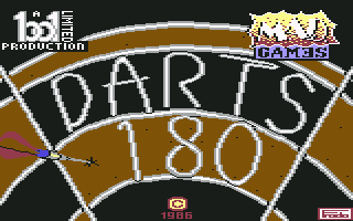 Pub Darts (Commodore 64) screenshot: Loading screen
