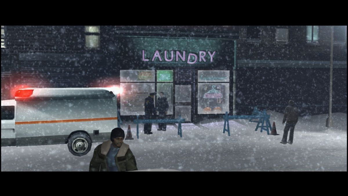 Fahrenheit: Indigo Prophecy - Remastered (Windows) screenshot: Gotta keep those clothes blood-free.