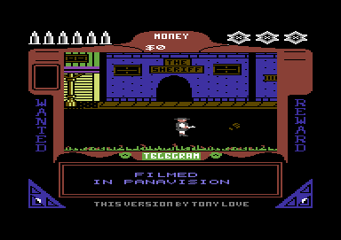 Gunfighter (Commodore 64) screenshot: Title page
