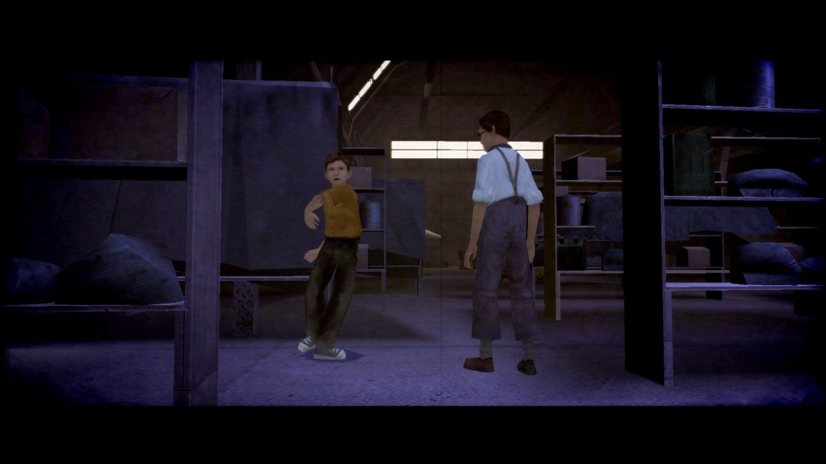 Fahrenheit: Indigo Prophecy - Remastered (Windows) screenshot: LEVAS UMA GALHETA, OH LIPARI!