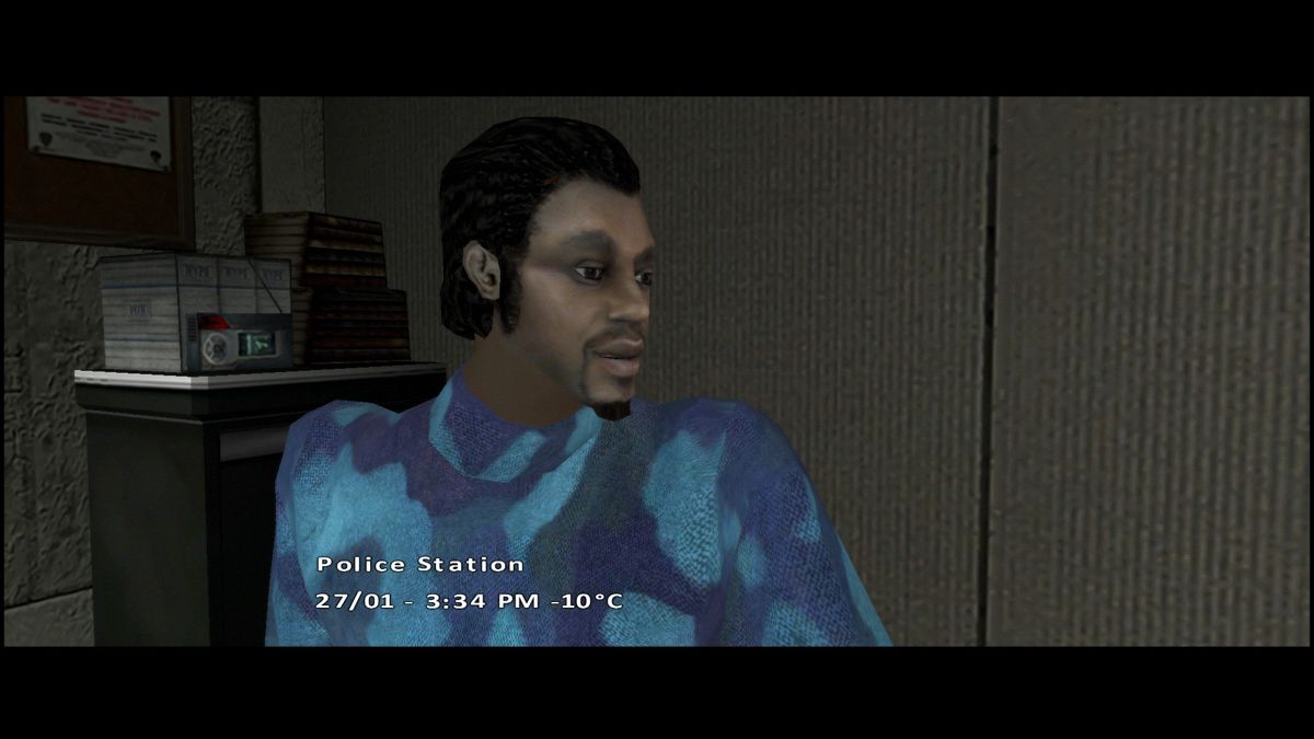 Fahrenheit: Indigo Prophecy - Remastered (Windows) screenshot: ... but that sweater was the ONLY possible choice.