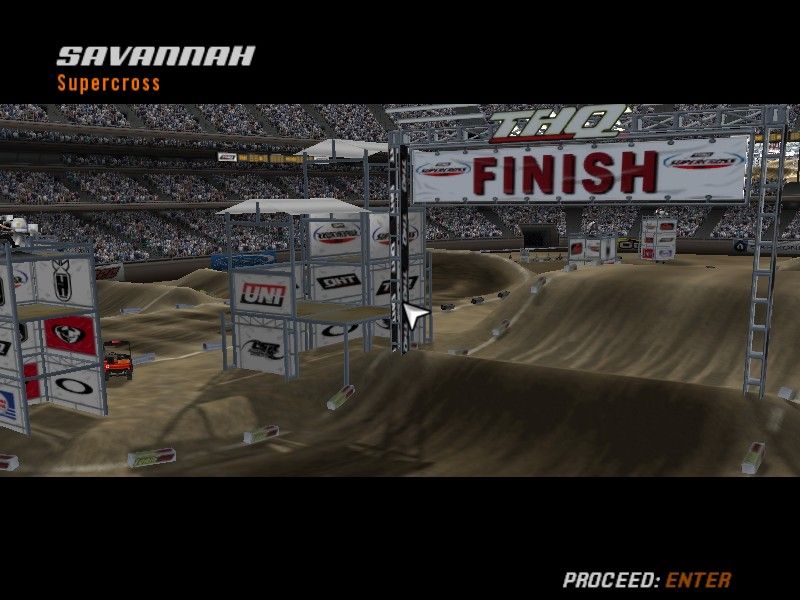 MX vs. ATV Unleashed (Windows) screenshot: Arena introduction