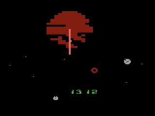 Star Wars: Return of the Jedi - Death Star Battle (Atari 2600) screenshot: Death Star explodes