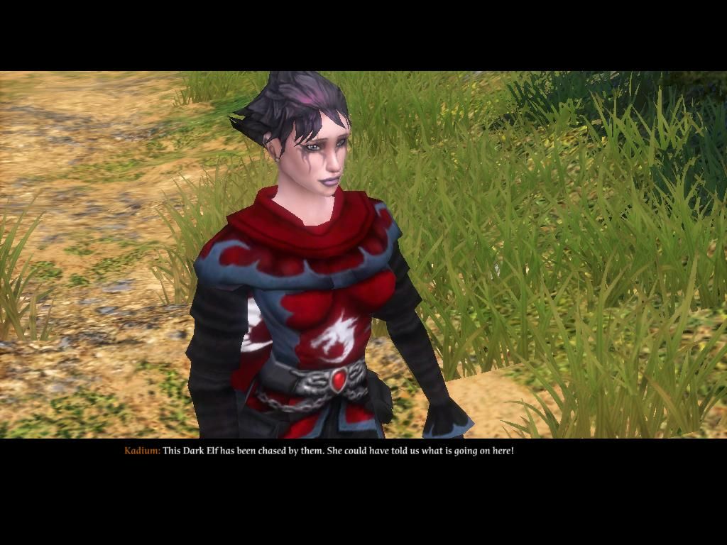 SpellForce 2: Shadow Wars (Windows) screenshot: Your heroine. You can create him/her yourself.