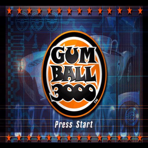 Gumball 3000 (PlayStation 2) screenshot: The title screen