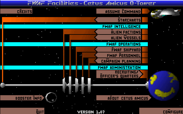 Rules of Engagement 2 (DOS) screenshot: Main Menu